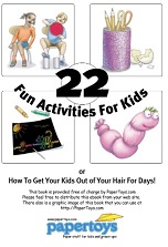 22 Fun Activities For Kids by PaperToys
