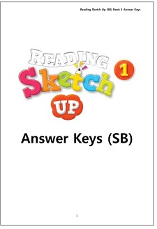 Reading Sketch Up 1 Students Book Answer Keys