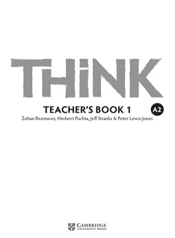 Think 1 A2 Teacher Book