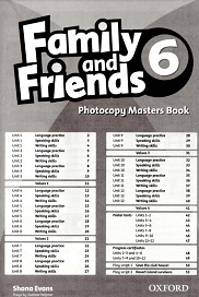 Family and Friends 6 Photocopy Masters Book