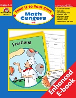 Take It to Your Seat Math Centers Grades 1-3 EVAN MOOR
