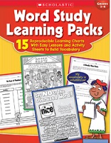 SCHOLASTIC Word Study Learning Packs