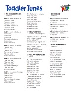 Cedarmont Kids - Toddler Tunes Lyrics