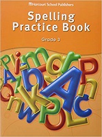 Harcourt - Spelling Practice Book Student Edition Grade 3