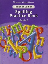 Harcourt - Spelling Practice Book Student Edition Grade 5