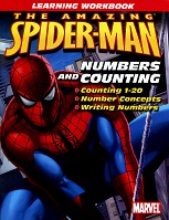 Learning Workbook - Spider Man Numbers and Counting