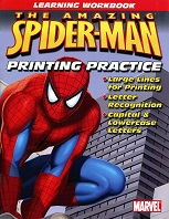 Learning Workbook - The Amazing Spider Man Printing Practice