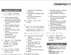 Whats Up 2 Diagnostic Test Answer key 2nd Edition