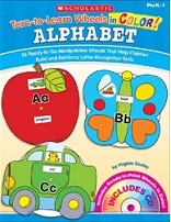 SCHOLASTIC Turn to Learn Wheels in Color Alphabet