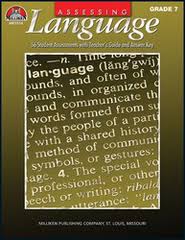 Assessing Language Grade 7 by Rosemary Hug - Milliken Publishing 2007
