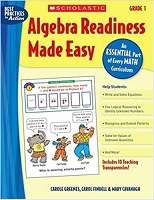 Algebra Readiness Made Easy Grade 1 SCHOLASTIC