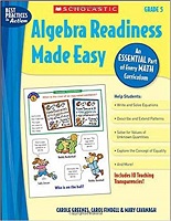 Algebra Readiness Made Easy Grade 5 SCHOLASTIC	