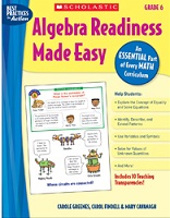 Algebra Readiness Made Easy Grade 6 SCHOLASTIC	