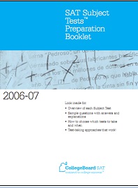 SAT Subject Tests Preparation Booklet 2006-2007
