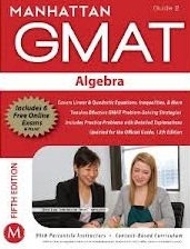 Manhattan Algebra GMAT Strategy Guide