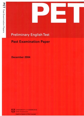 PET Past Examination Papers December 2004