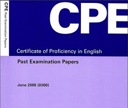 CPE Certificate of Proficiency in English Past Examination Paper June 2005