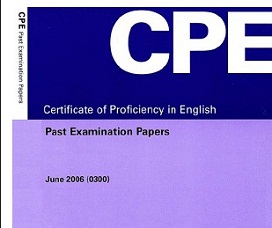 CPE Certificate of Proficiency in English Past Examination Paper June 2006