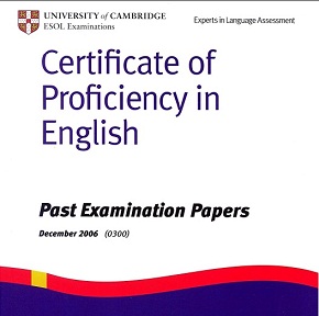 CPE Certificate of Proficiency in English Past Examination Paper December 2006