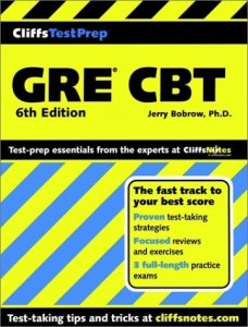 CliffsTestPrep GRE CBT 6th Edition by Jerry Bobrow