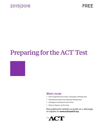 Preparing For The ACT 2015-2016
