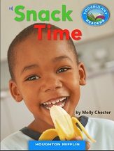 Vocabulary Readers Kindergarten - Snack Time